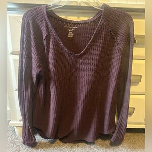American Eagle soft waffle knit sweatshirt